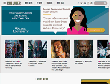Tablet Screenshot of collider.com